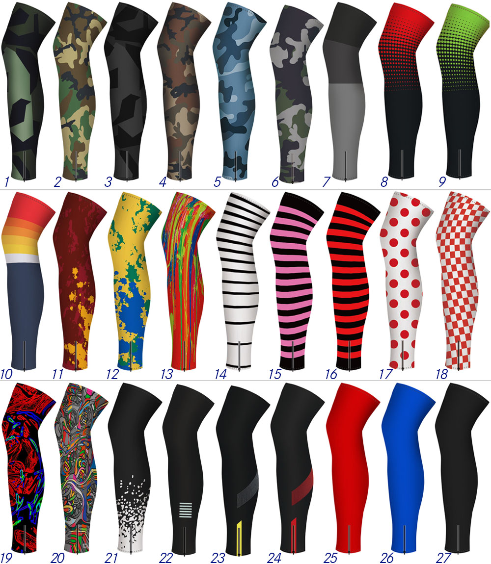 Cycling Gear For Men - Thermal Fleece Cycling Leg Warmers, MTB