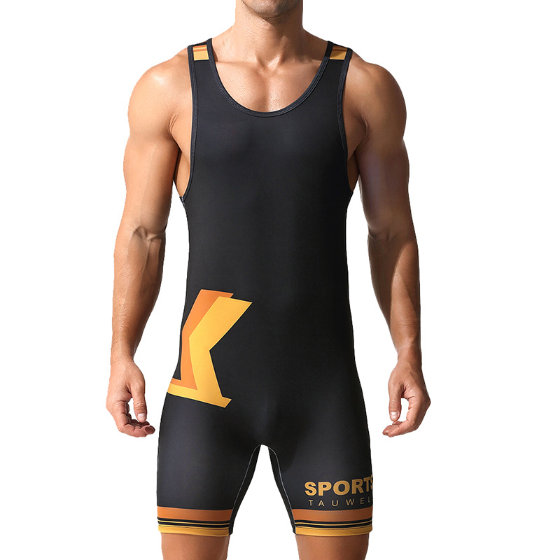 Cycling Gear For Men - TAUWELL Men Athletic Singlet Sublimation Printed