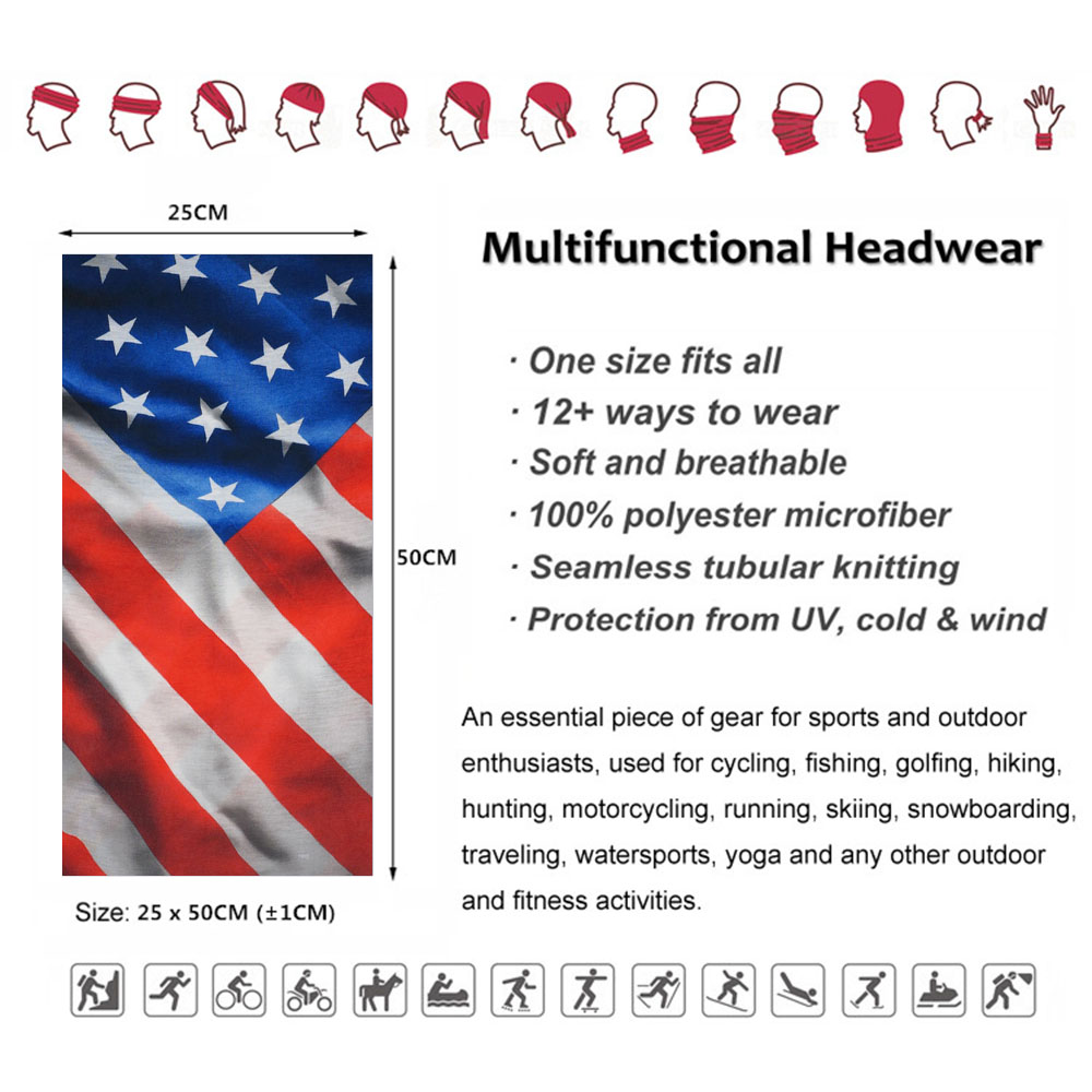 USA Flag Pattern Sun Protectiv - Cycling Gear For Men 评论和价格