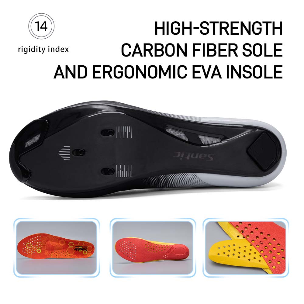 Santic Men Cycling Shoes Hardn - Cycling Shoe Insoles 评论和价格