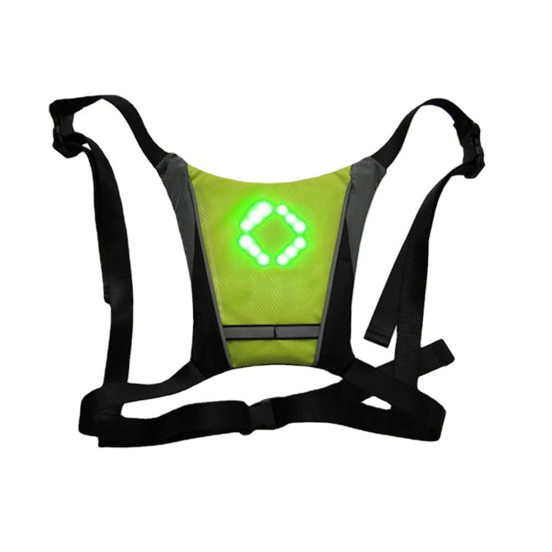 LED Remote Control Safety Vest - Cycling Visibility Gear 评论和价格