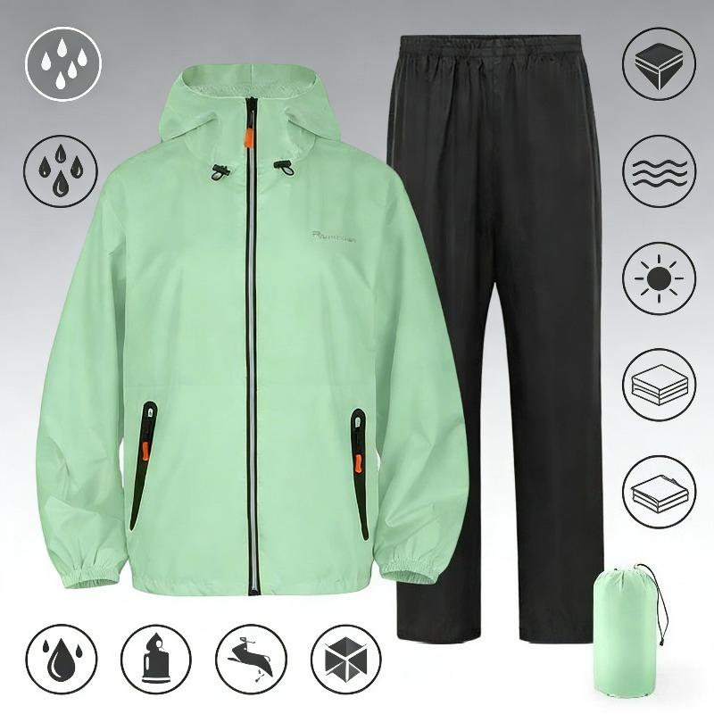 Full Body Waterproof Rain Suit - Cycling Gear For Men 评论和价格
