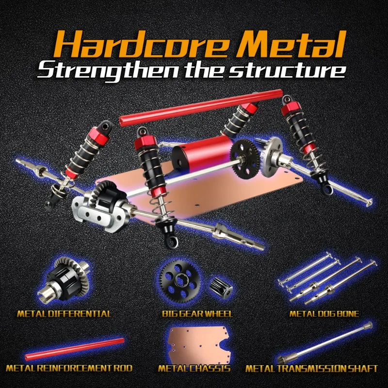 100km/h High-speed 4WD Rc Cars - Cycling Gear Box 评论和价格