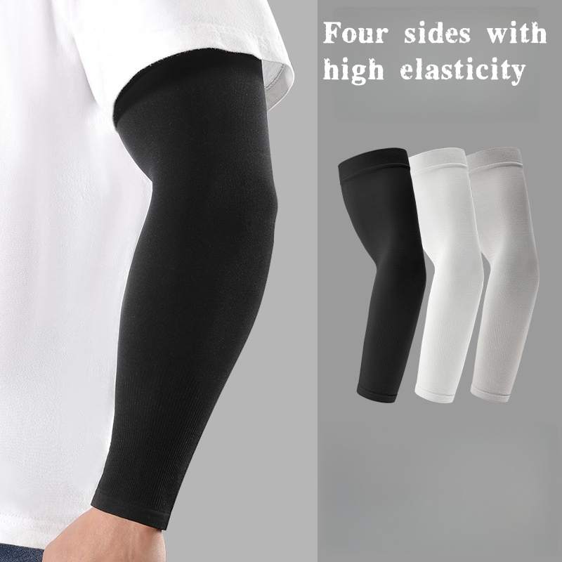 2pcs Ice Silk Arm Sleeves, Bre - Cycling Gear For Men 评论和价格