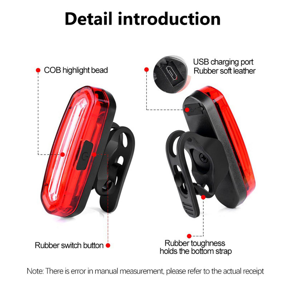 Bicycle Taillight MTB Red Bike - Cycling Gear Charging Station 评论和价格