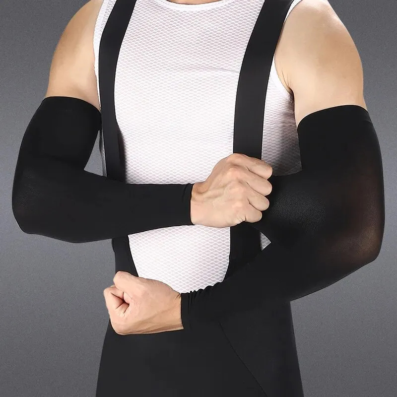 Ice Silk Sports Arm Sleeves Cy - Cycling Arm Warmers 评论和价格