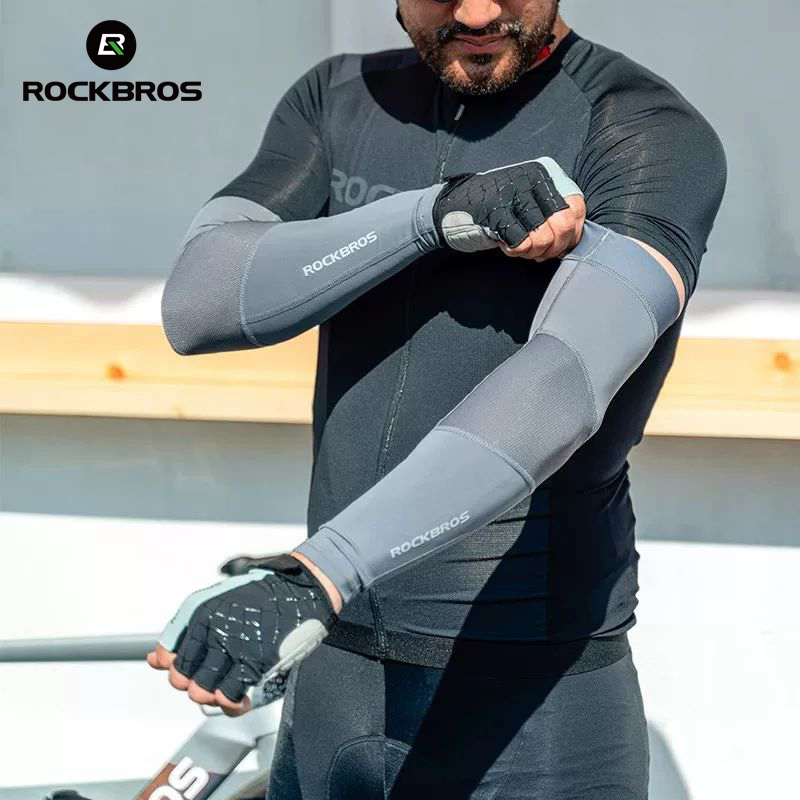 ROCKBROS Summer Arm Sleeves Ic - Cycling Arm Warmers 评论和价格