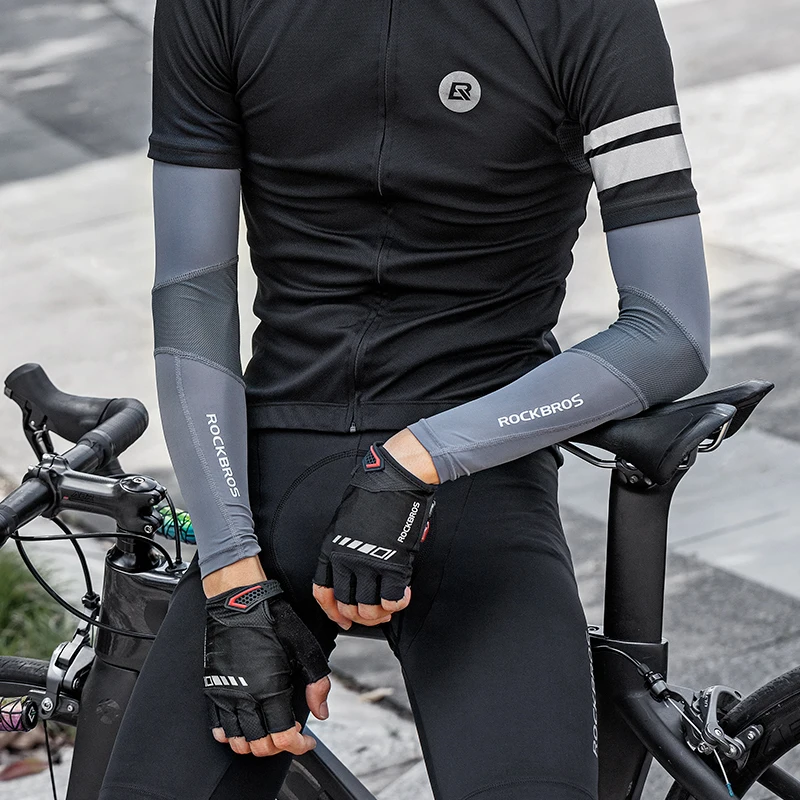ROCKBROS Summer Arm Sleeves Ic - Cycling Arm Warmers 评论和价格