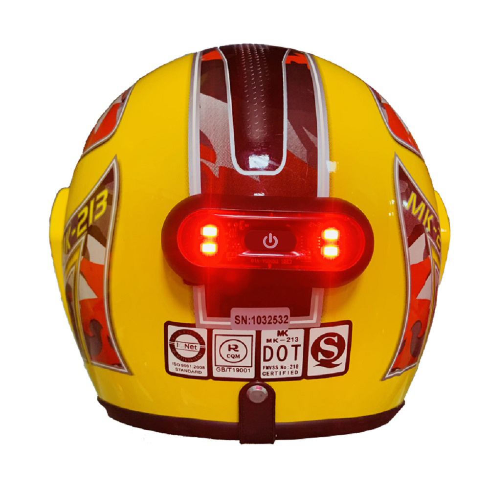 4 Lamp Beads Bicycle Helmet Le - Cycling Gear Charging Station 评论和价格
