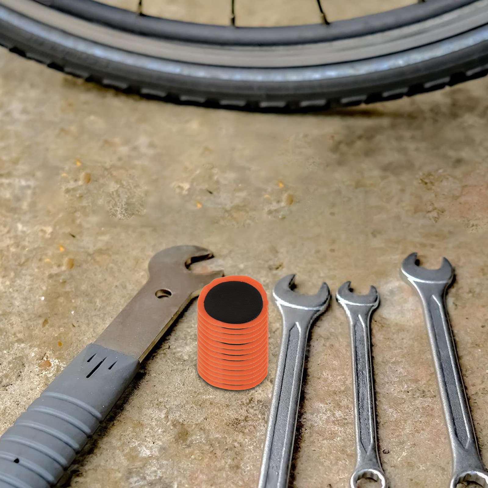 48Pcs Bike Tire Patch Kit Tube - Bike Tube Repair Kit 评论和价格