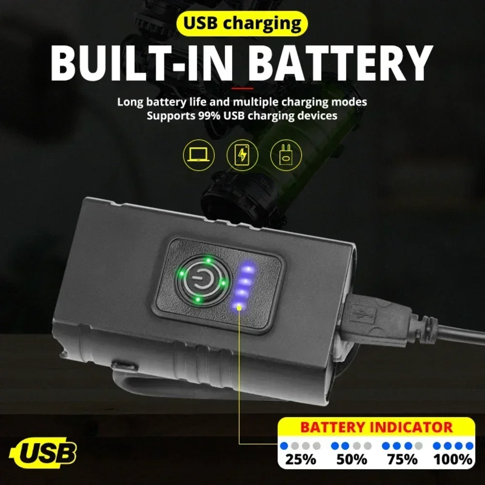 Front & Rear Bike Light Set, U - Cycling Gear Charging Station 评论和价格