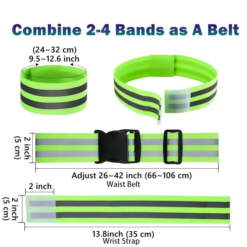 MuqiNush 2/3PCS High Visibilit - Cycling Visibility Gear 评论和价格