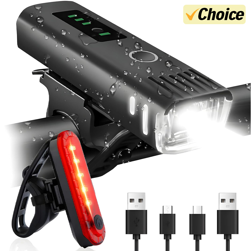 1000LM Bicycle Led Front Light - Cycling Gear Charging Station 评论和价格