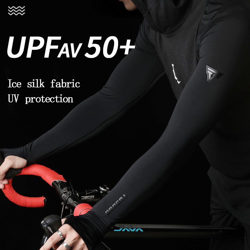 TOSUOD Men’s Ice Silk Sun Prot - Cycling Arm Warmers 评论和价格