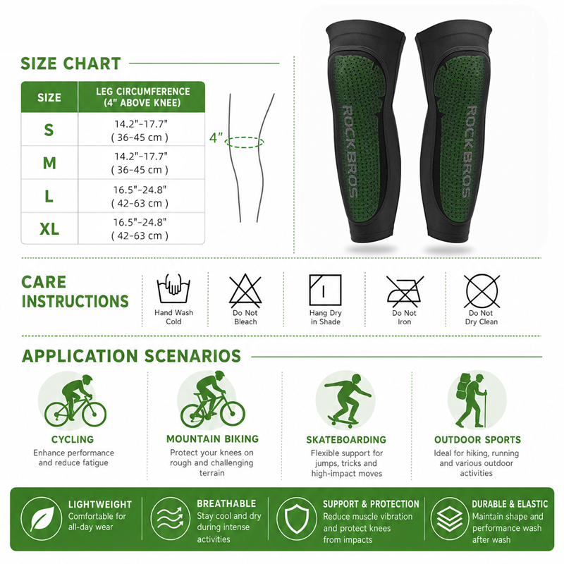 ROCKBROS Cool Sport Legs MTB C - Cycling Gear For Men 评论和价格