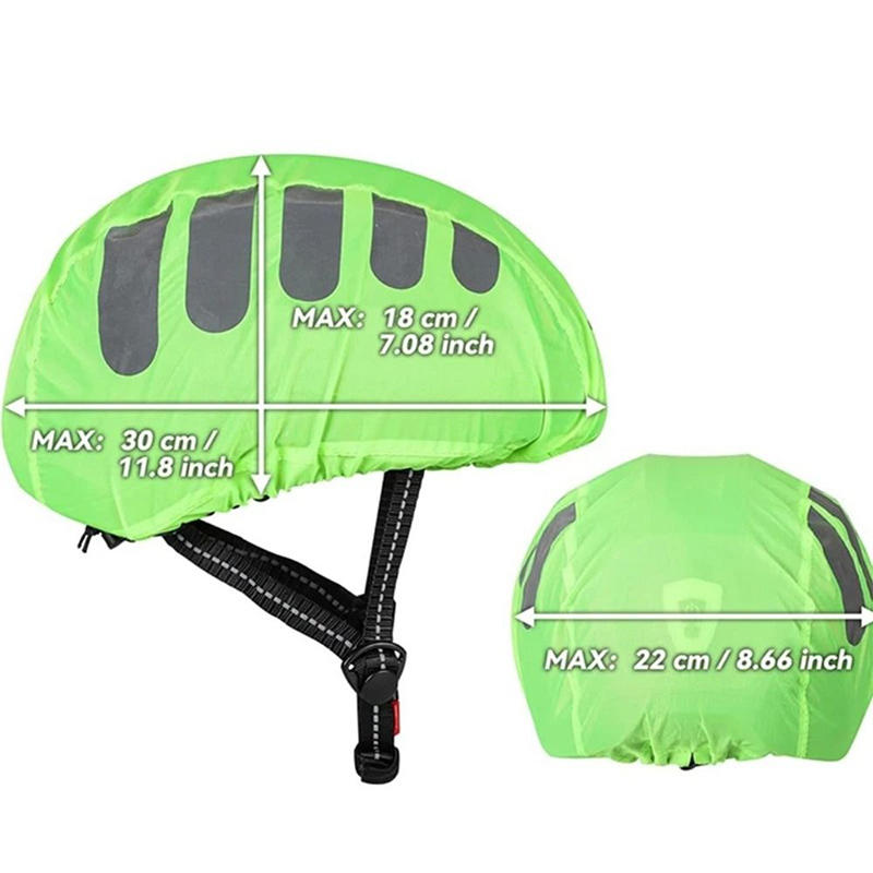 1 Pcs Bike Helmet Rain Cover W - Cycling Visibility Gear 评论和价格