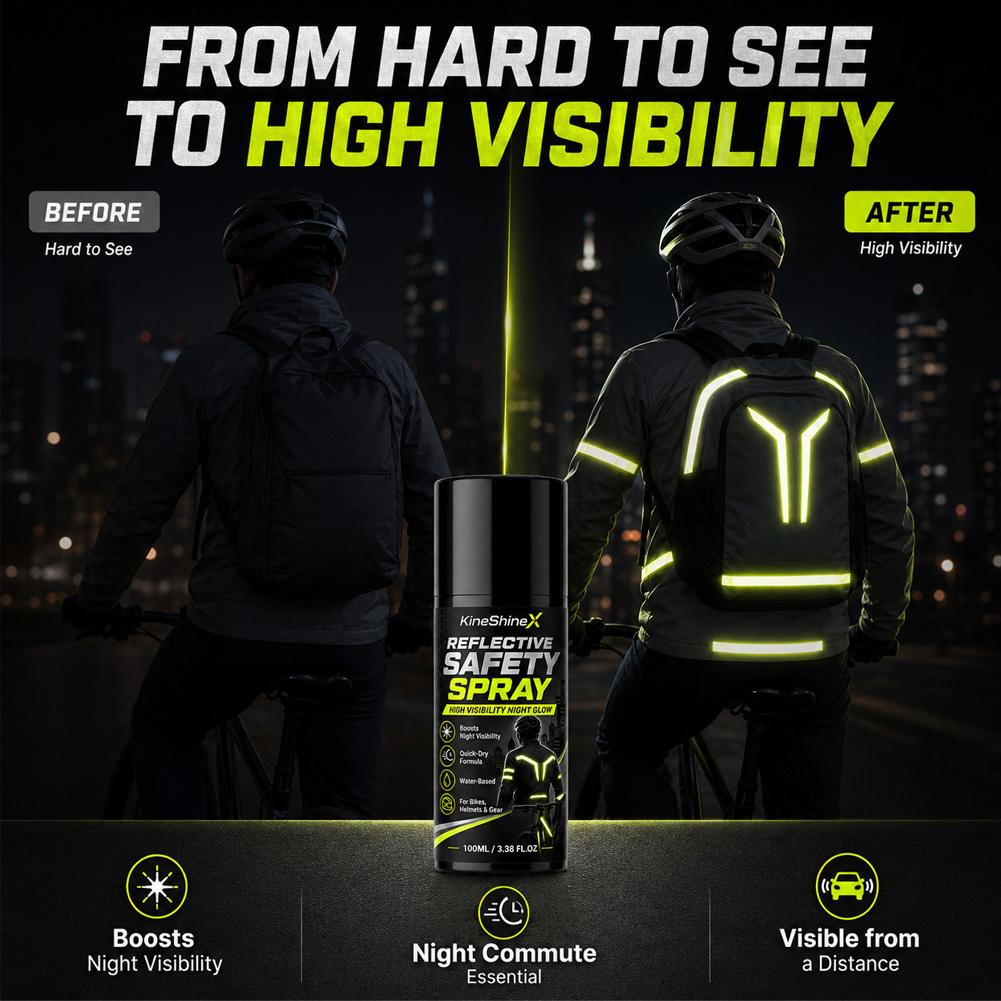Night Reflective Safety Spray  - Cycling Visibility Gear 评论和价格
