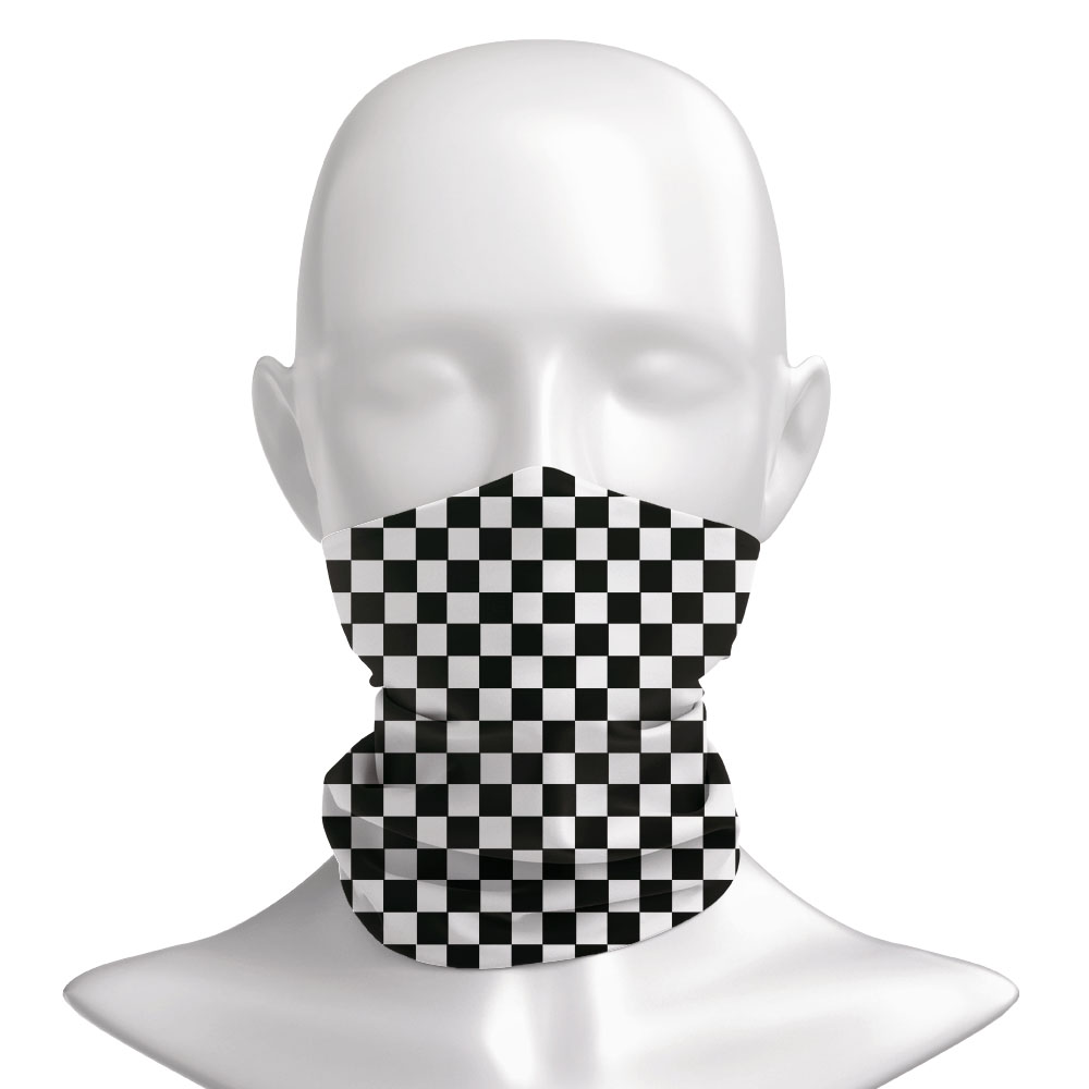 Checkered Ska Printed Headband - Cycling Gear For Men 评论和价格